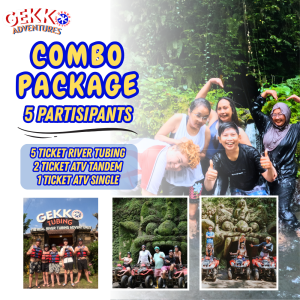 Combo Package 5 Pax (5 Tubing + 2 ATV Tandem + 1 ATV Single)